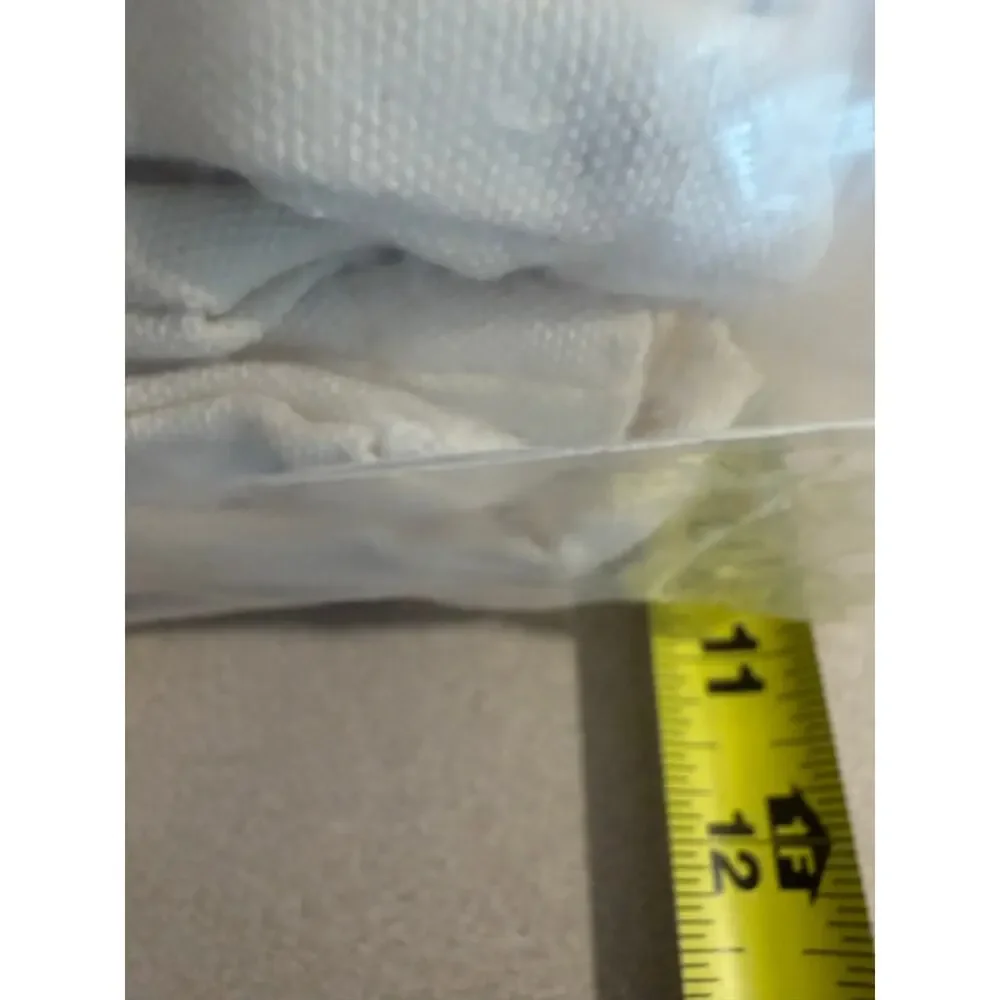 Set of 23 Small Canvas Tote Bags 10x8x3 Beige Cotton Craft Party Favor Bags New